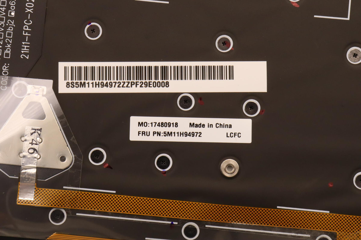 Lenovo Mechasm Gp Kbdbzl,Hbw,Ww,Bkgy, - 5M11H94972
