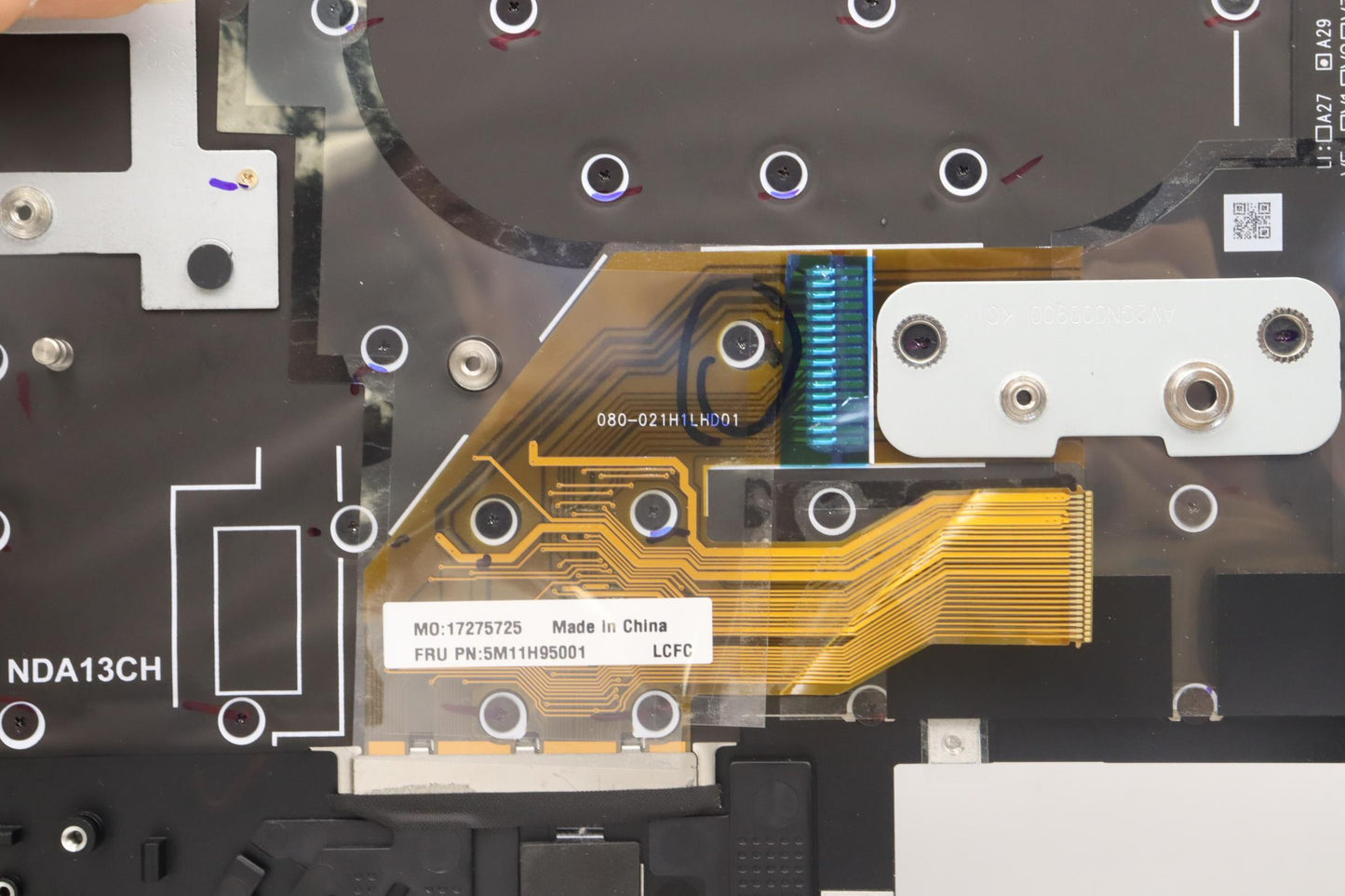 Lenovo C-Cover with USA English Keyboard, Black, WLAN Support - 5M11H95001