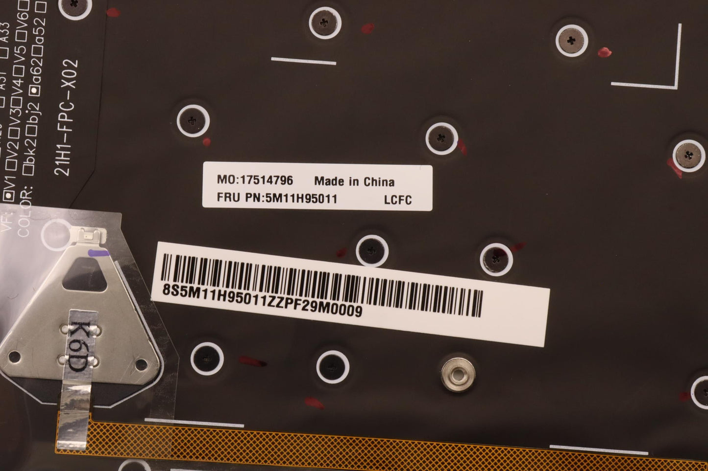 Lenovo Mechasm Gp Kbdbzl,Ind Eng,Wl,B - 5M11H95011