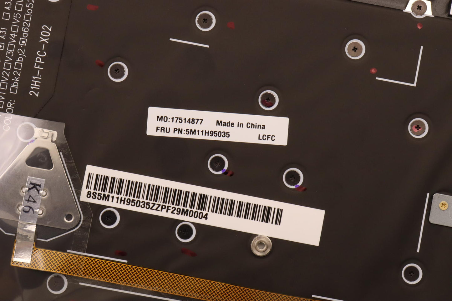 Lenovo Mechasm Gp Kbdbzl,Czeslk,Ww,Bk - 5M11H95035