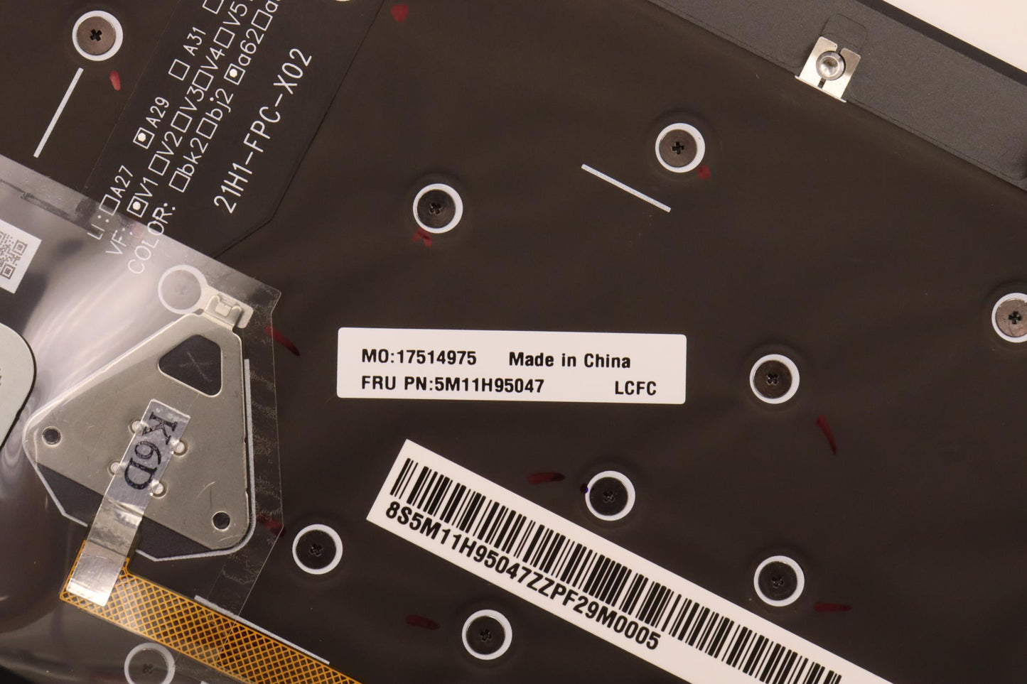 Lenovo Mechasm Gp Kbdbzl,Ind Eng,Ww,B - 5M11H95047
