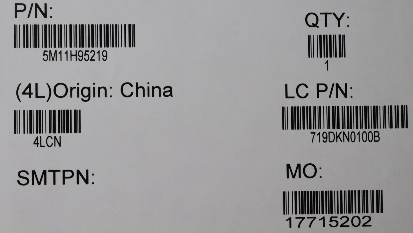 Lenovo Mech_Asm 13.3Wuxga,Tch,Hybir,B - 5M11H95219
