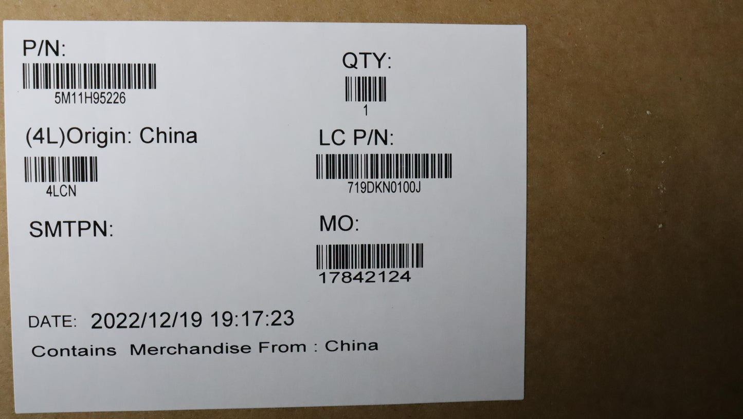 Lenovo Mech_Asm 13.3Wqxga+,Oled,Rgb+I - 5M11H95226