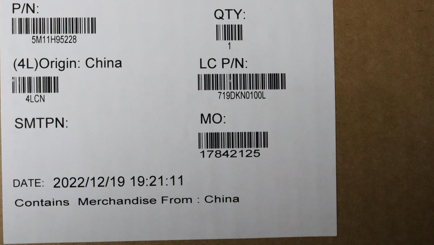 Lenovo Mech_Asm 13.3Wqxga+,Oled,Rgb+I - 5M11H95228