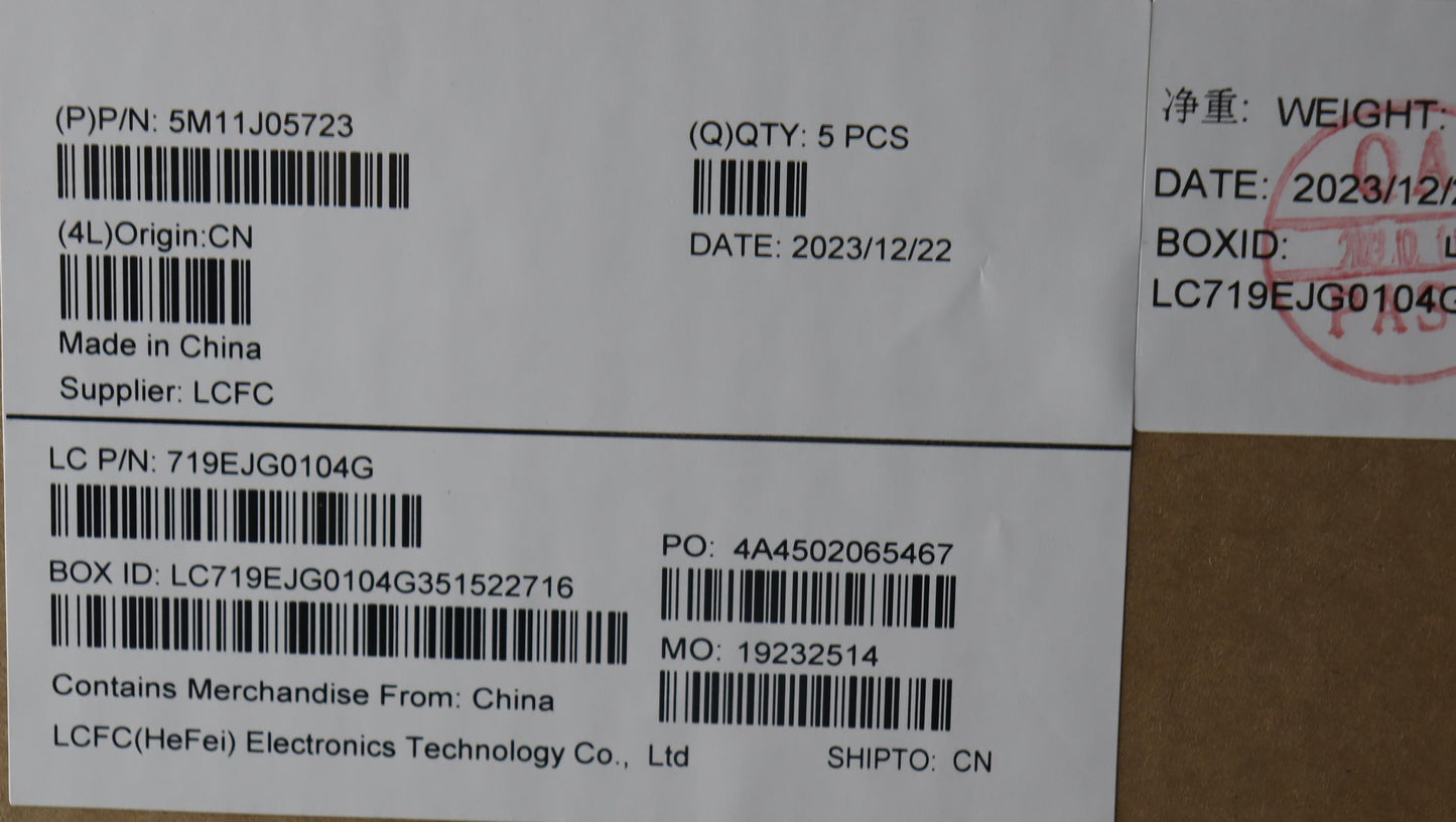 Lenovo Mech_Asm Fru Kbd Ccv Tur Bl (C - 5M11J05723