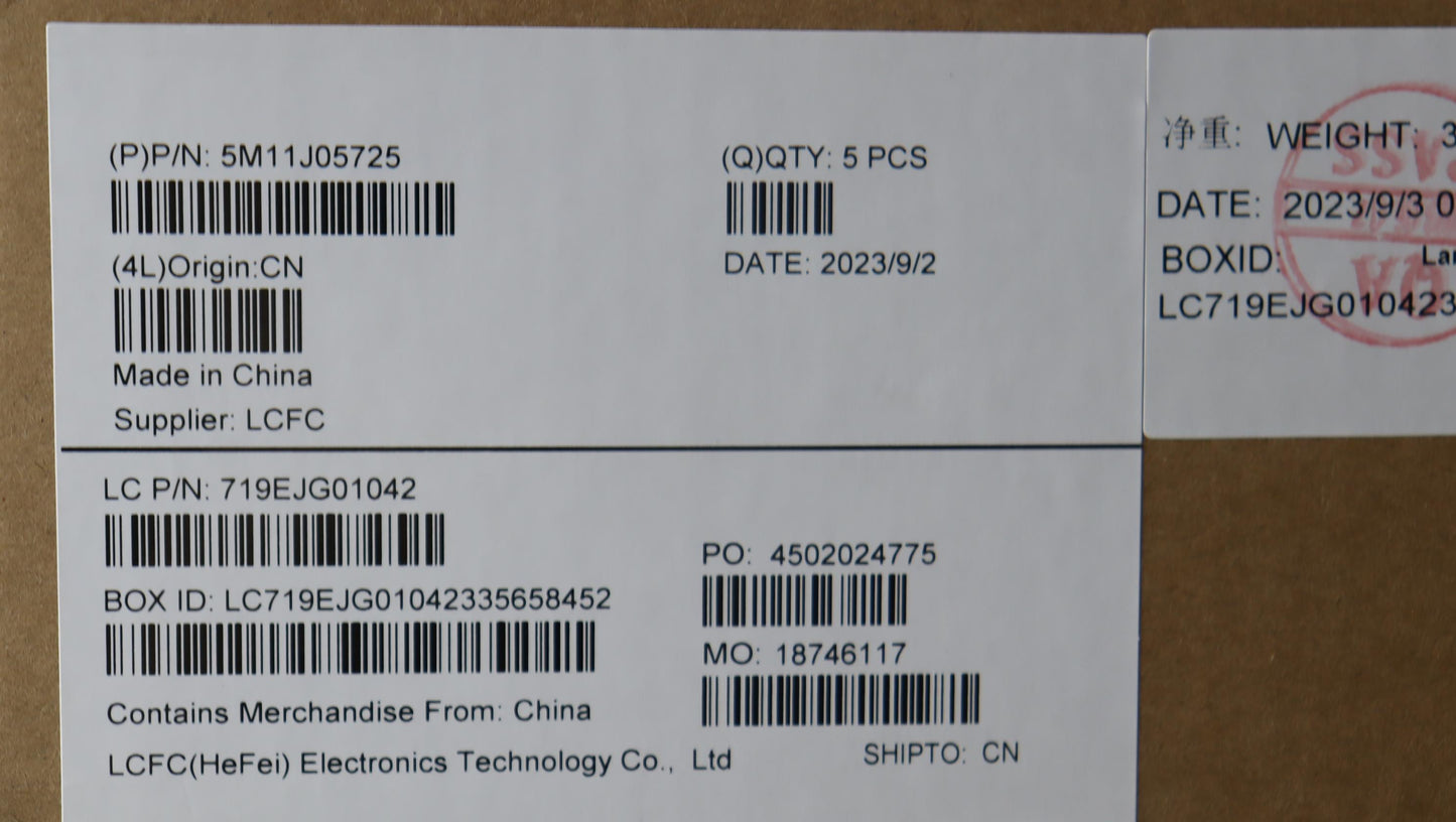 Lenovo Mech_Asm Fru Kbd Ccv Tur Bl (L - 5M11J05725