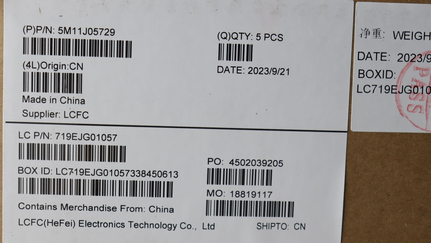 Lenovo Mech_Asm Fru Kbd Ccv Uke Bl (C - 5M11J05729