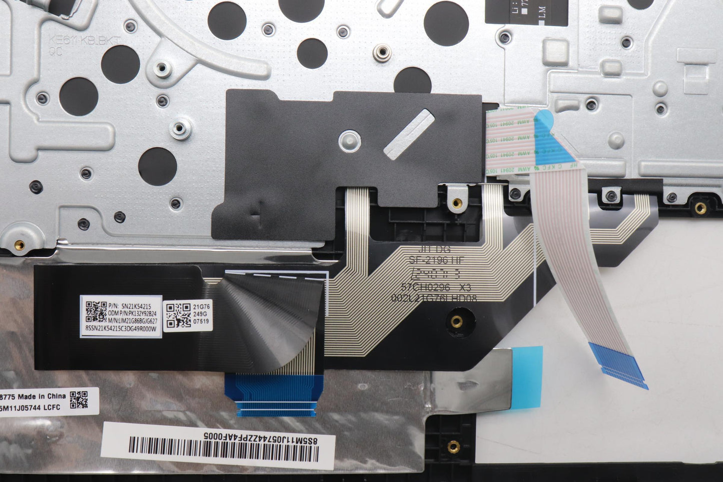 Lenovo Mech_Asm Fru Kbd Ccv Bul Bl (C - 5M11J05744