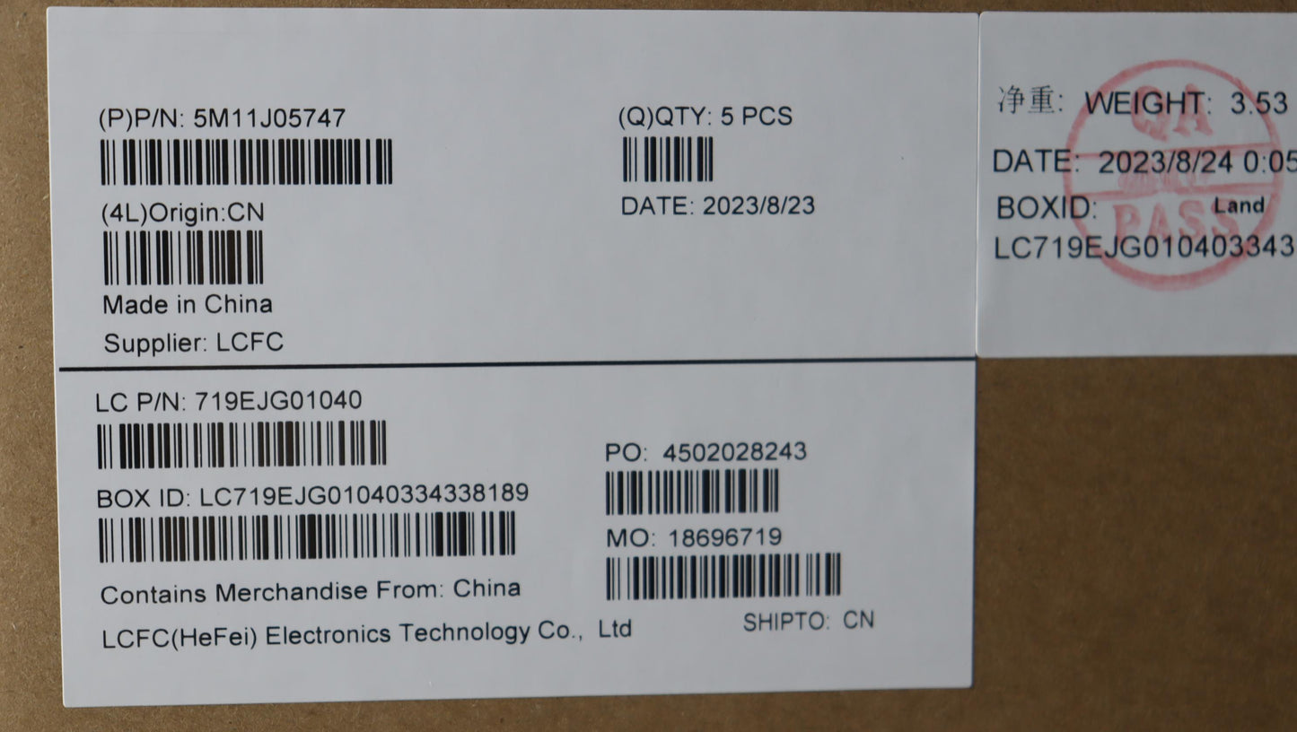 Lenovo Mech_Asm Fru Kbd Ccv Jpn Bl (C - 5M11J05747