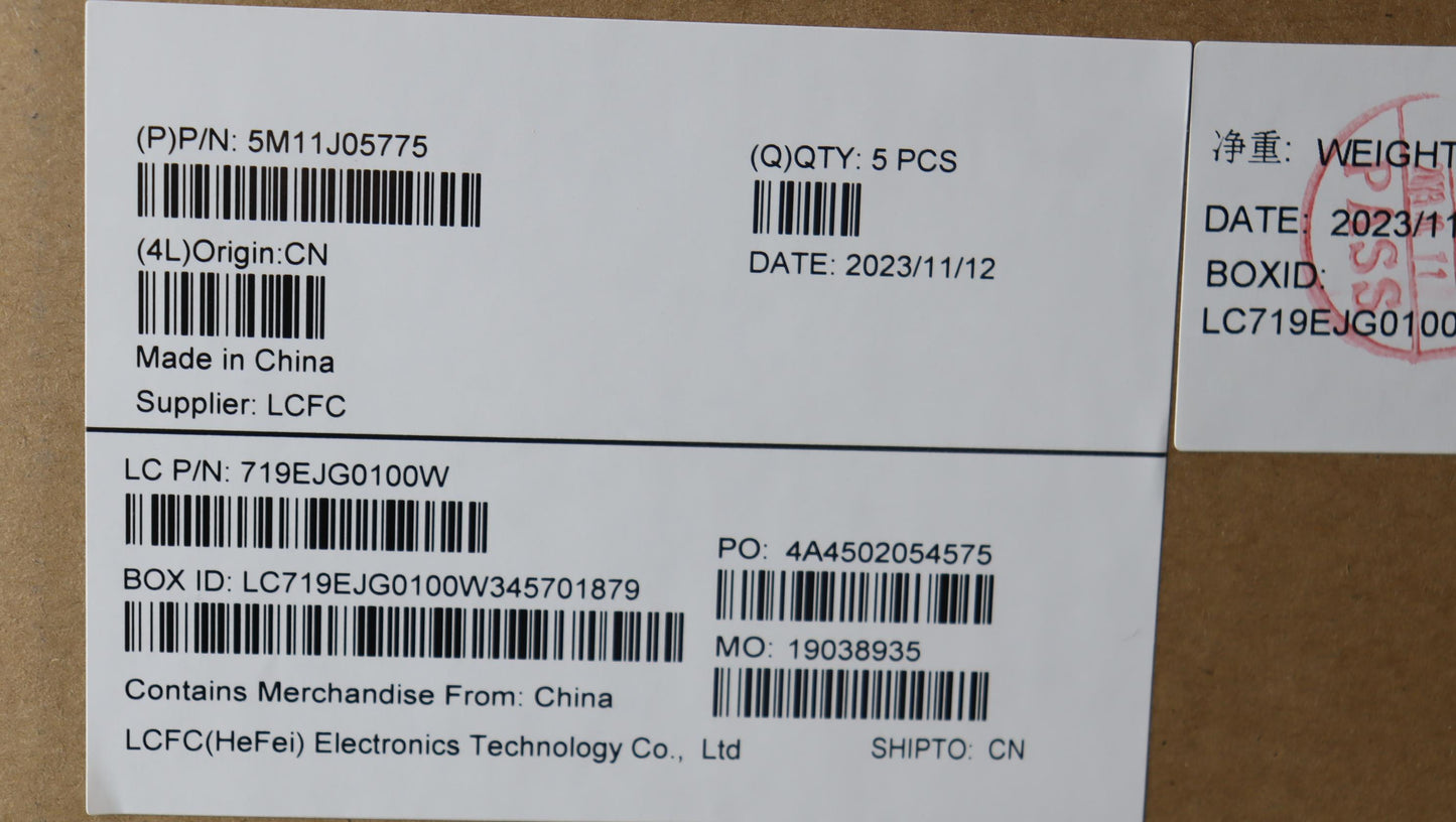 Lenovo Mech_Asm Fru Kbd Ccv La Spa Bl - 5M11J05775