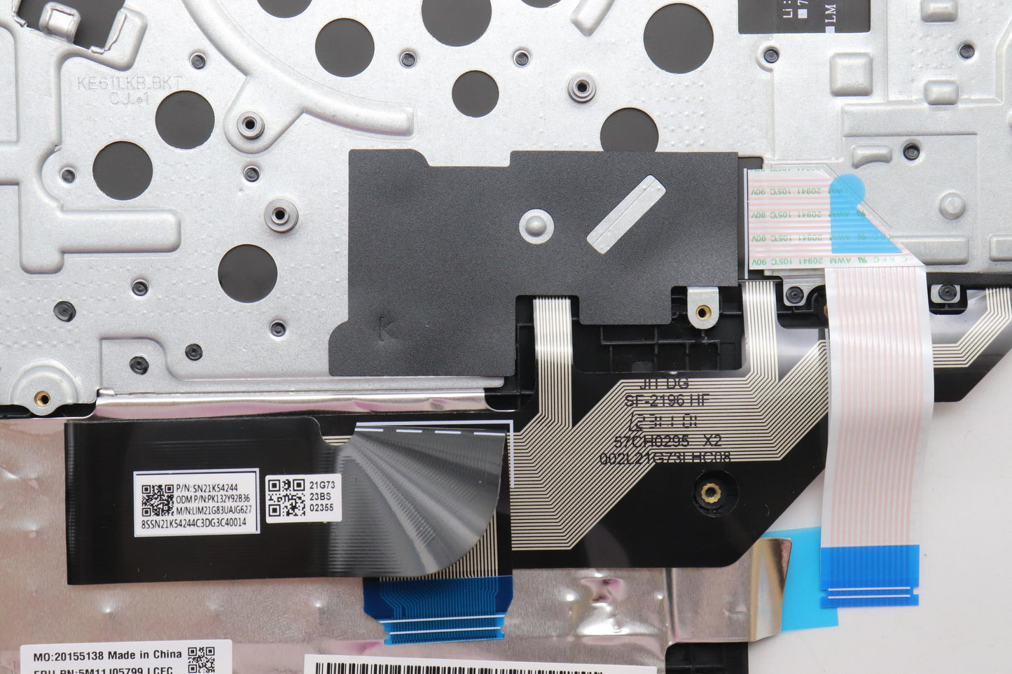 Lenovo Mech_Asm Fru Kbd Ccv Ukr Bl (C - 5M11J05799