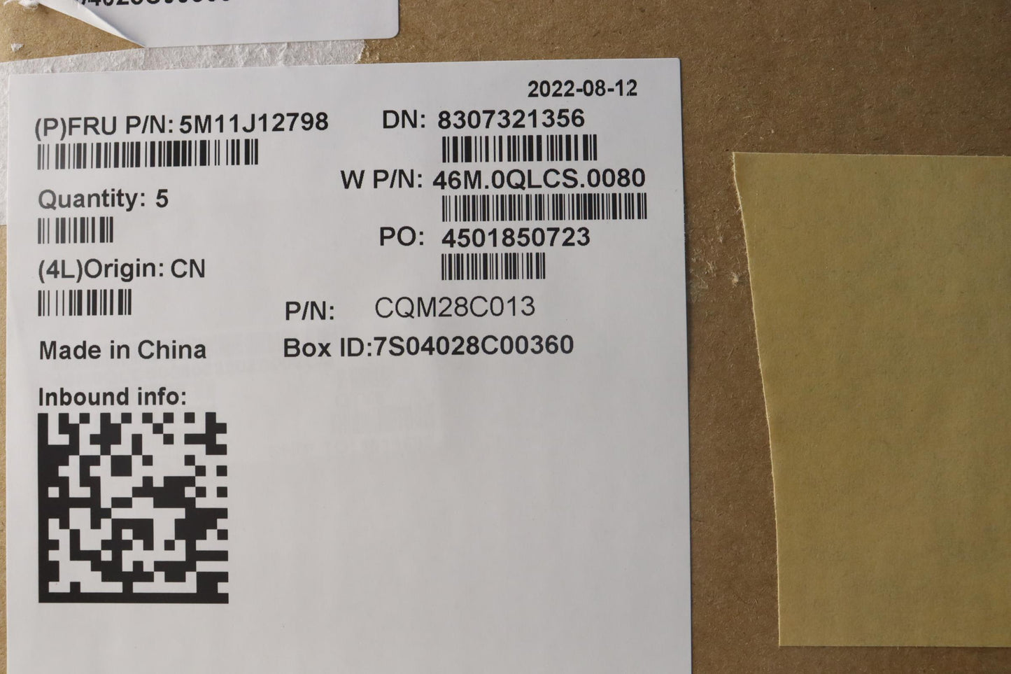 Lenovo Mechasm Grpkbdbzlbelwwbkltn - 5M11J12798