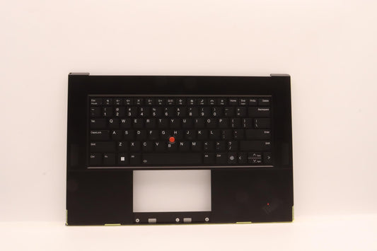 Lenovo C-Cover with Keyboard, USA English, Black, Backlit, Fingerprint, WLAN - 5M11J13352