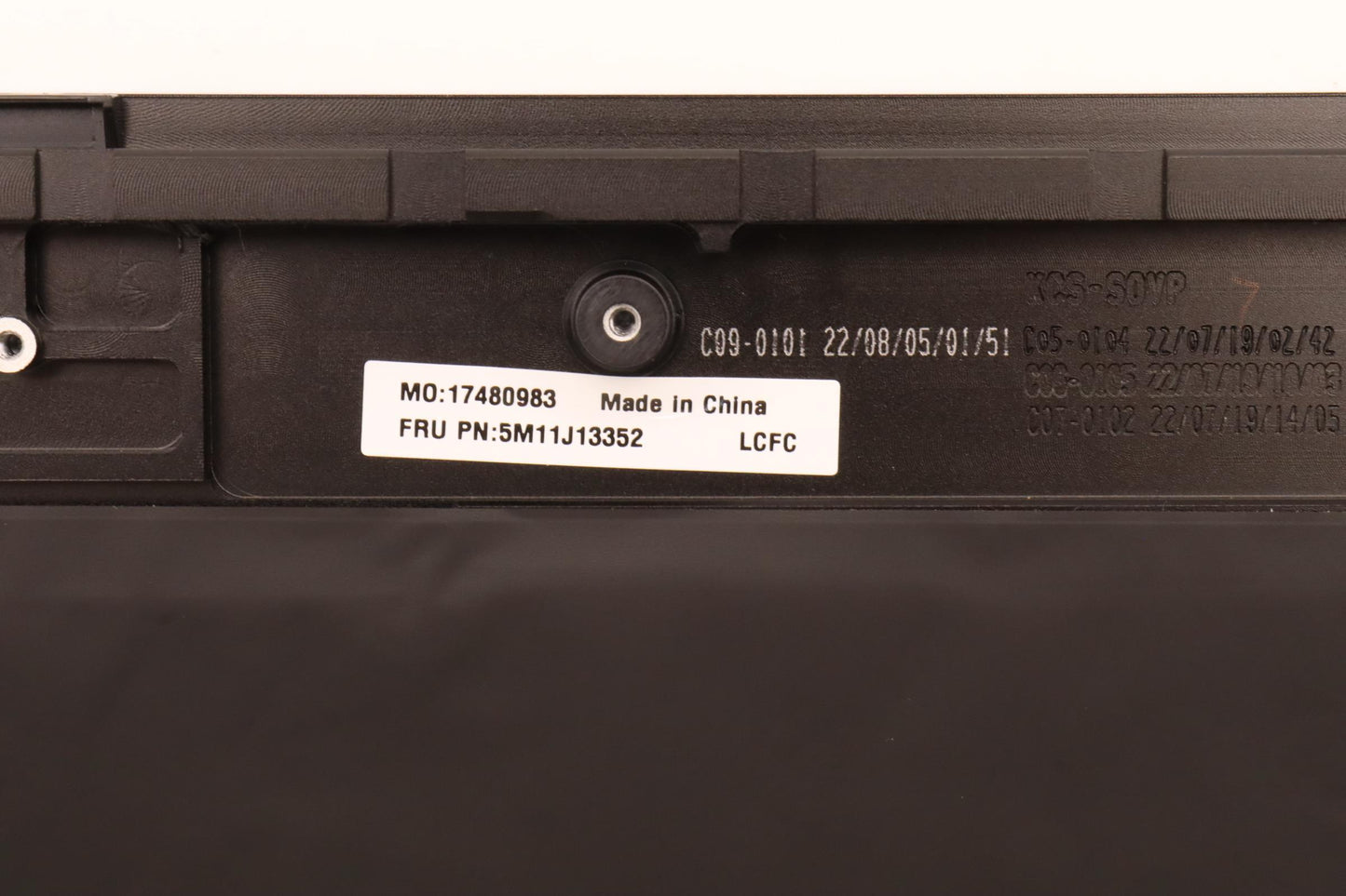 Lenovo C-Cover with Keyboard, USA English, Black, Backlit, Fingerprint, WLAN - 5M11J13352