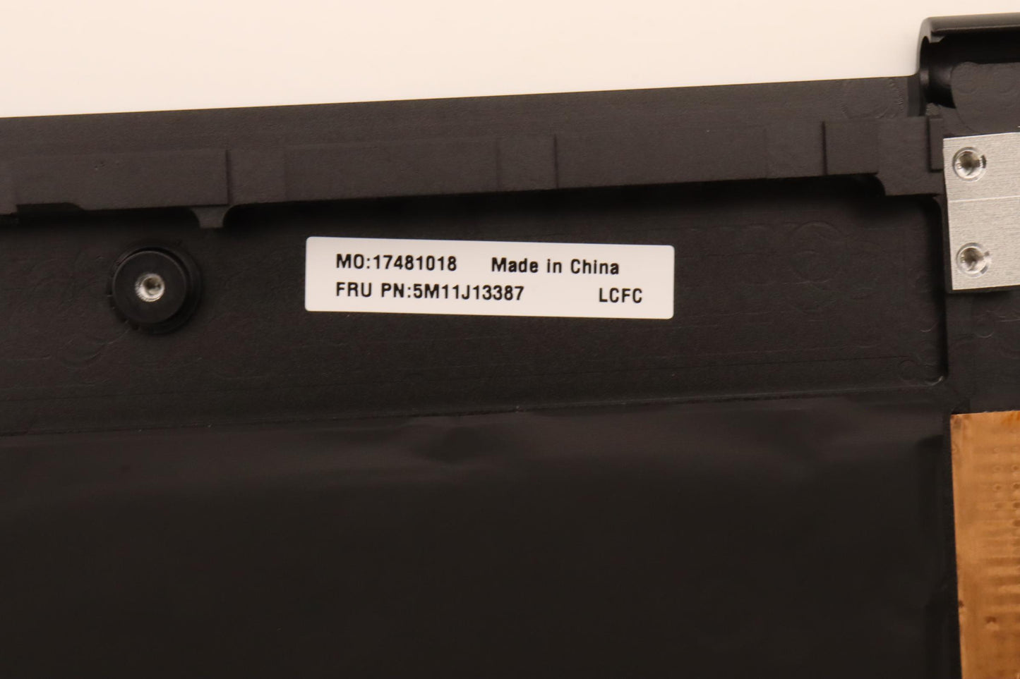 Lenovo Mechasm Kbd Bzl,Wl,Fpr,Bk,Chy, - 5M11J13387