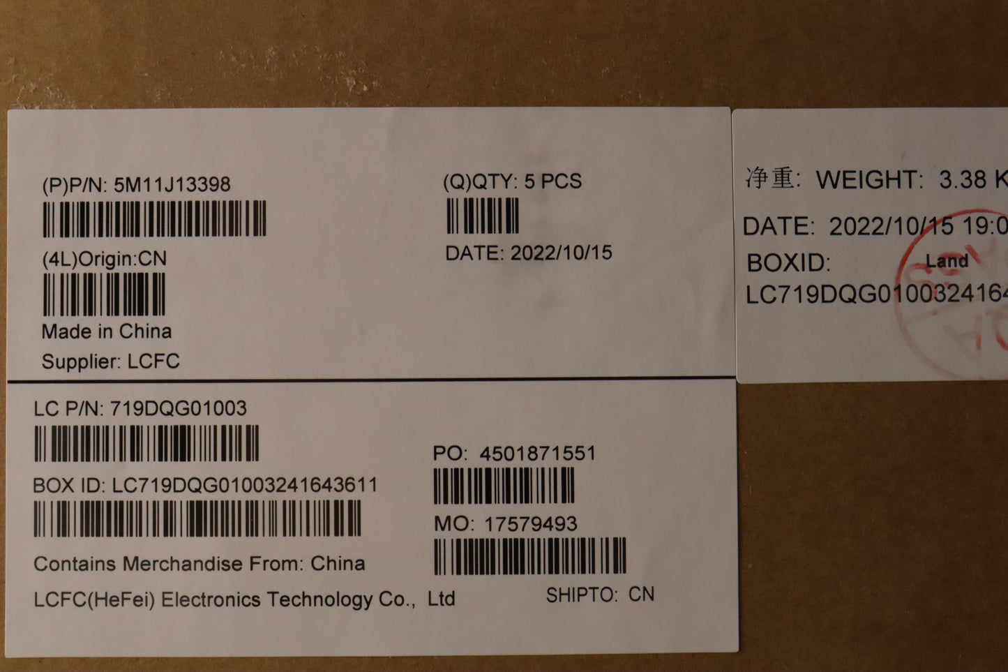 Lenovo Mechasm Kbd Bzl,Ww,Fpr,Bk,Chy, - 5M11J13398