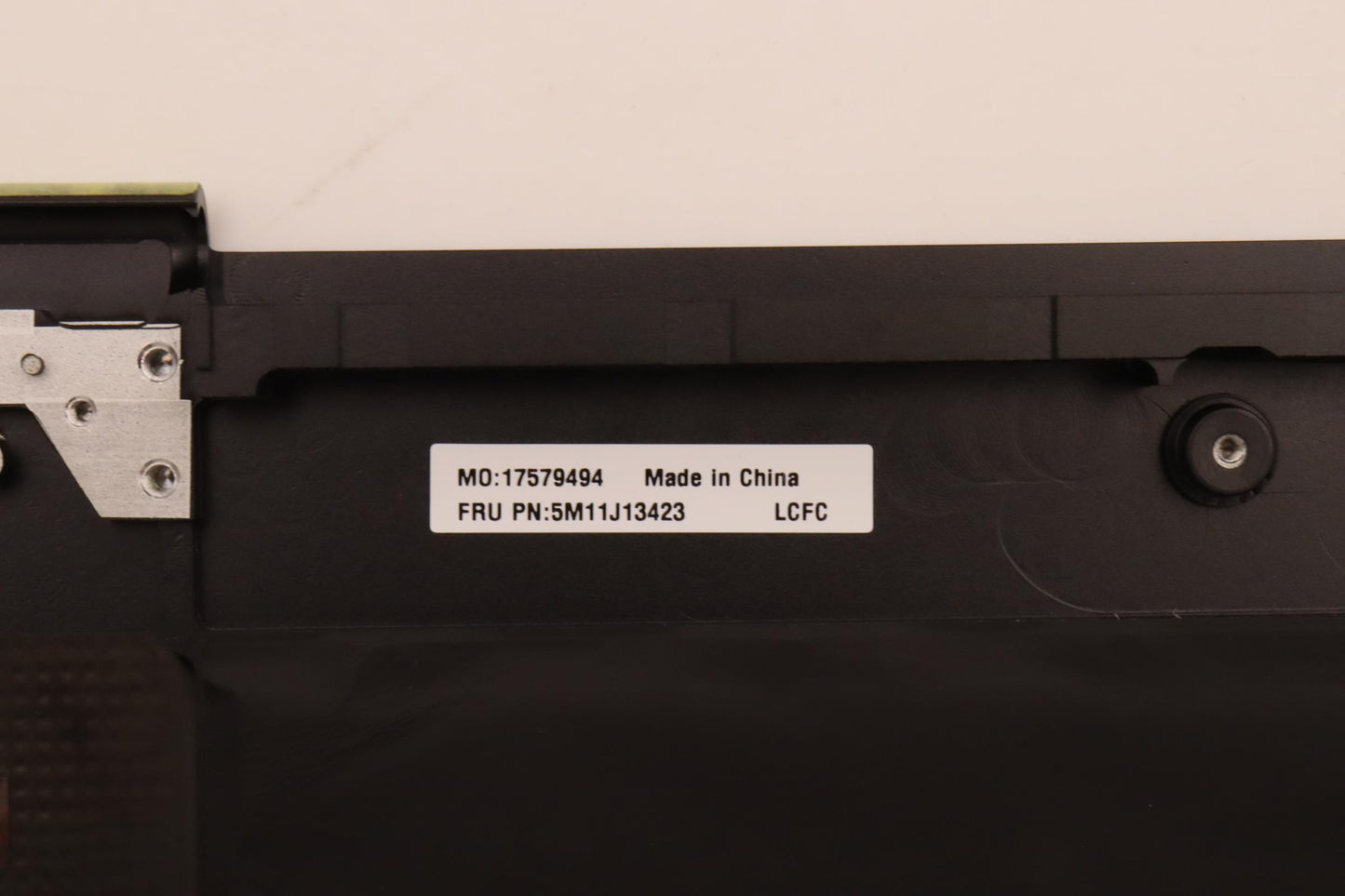 Lenovo Mechasm Kbd Bzl,Ww,Fpr,Bk,Chy, - 5M11J13423