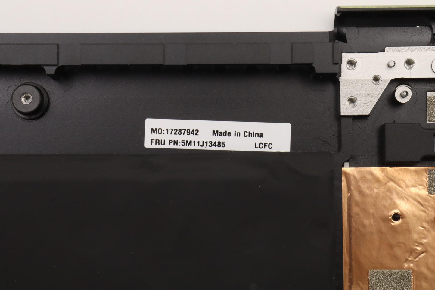 Lenovo Mechasm Kbd Bzl,Ww,Fpr,Bk,Srx, - 5M11J13485