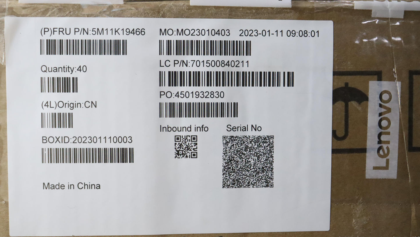 Lenovo Mech_Asm Smart One_Io-Bkt-L_As - 5M11K19466