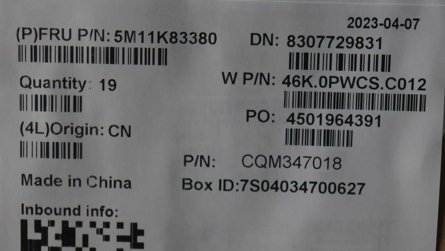Lenovo Mech_Asm Fru D Cover,Yg Sg L13 - 5M11K83380