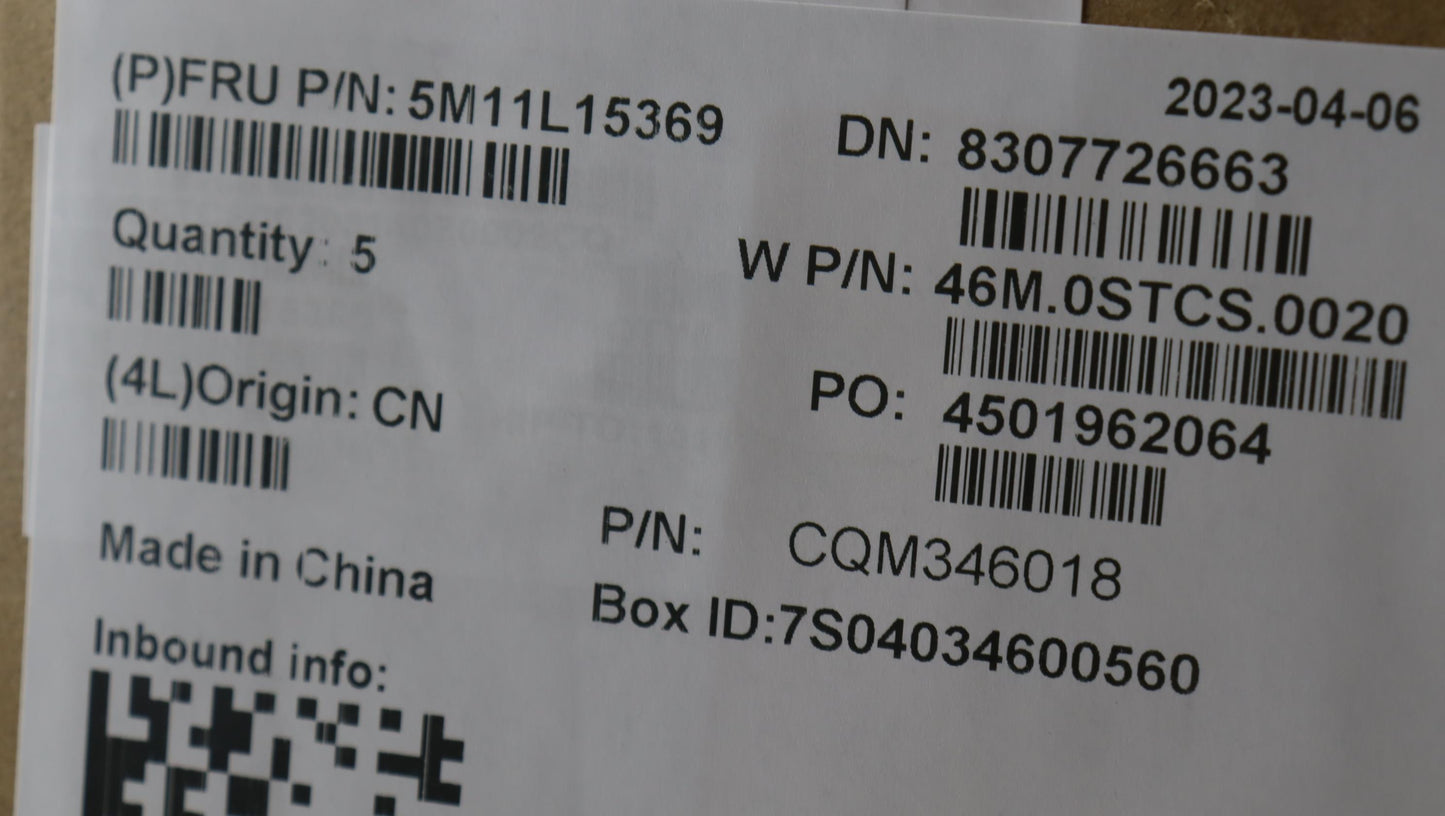 Lenovo Mech_Asm Wlan C-Cvr+Eng Kb Asm - 5M11L15369