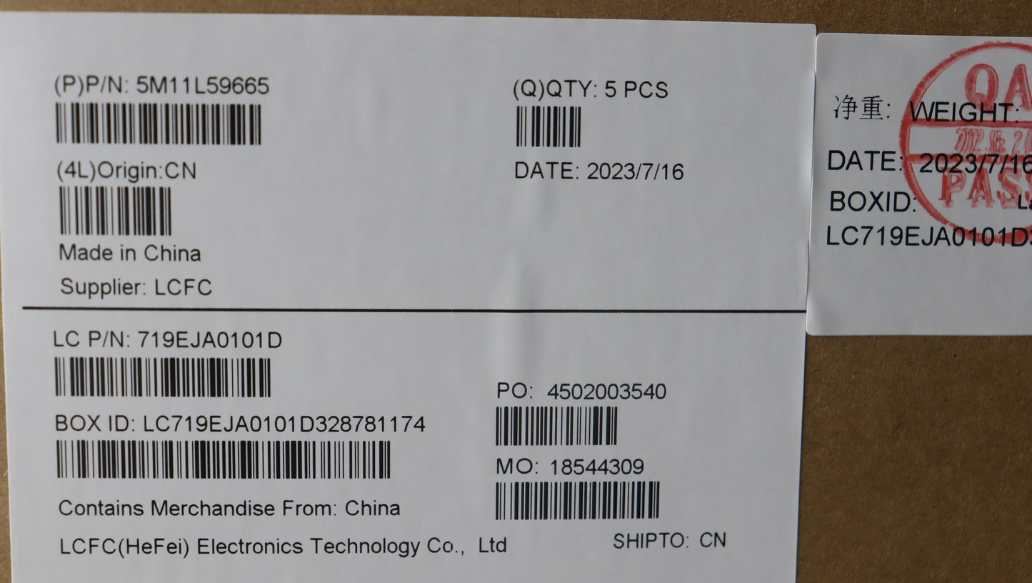 Lenovo Mech_Asm Fru Kb Ccv Ara Us (Sr - 5M11L59665