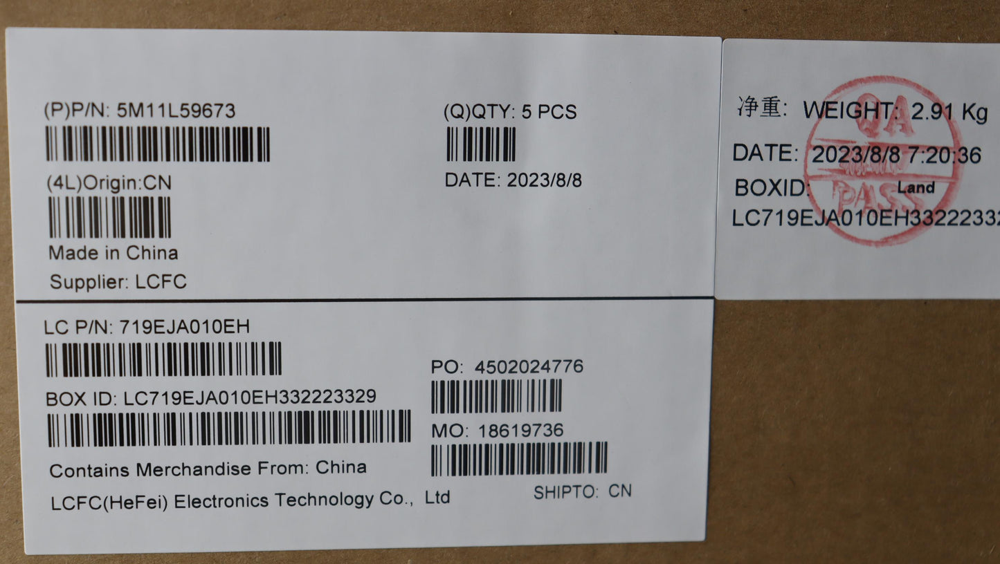 Lenovo Mech_Asm Fru Kb Ccv Den Uk (Sr - 5M11L59673
