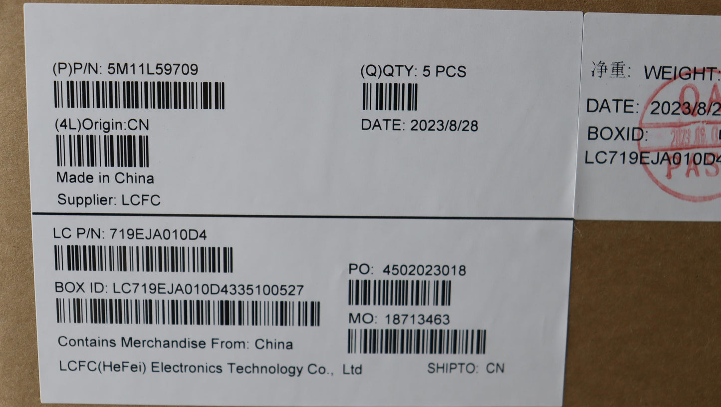Lenovo Mech_Asm Fru Kb Ccv Por Uk (Sr - 5M11L59709
