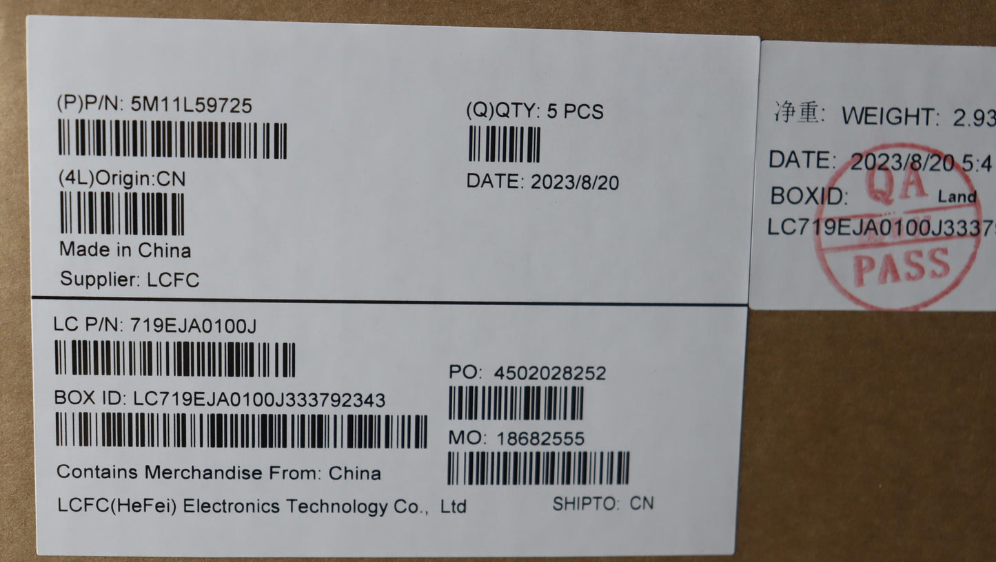 Lenovo Mech_Asm Fru Kb Ccv Swe/Fin Uk - 5M11L59725