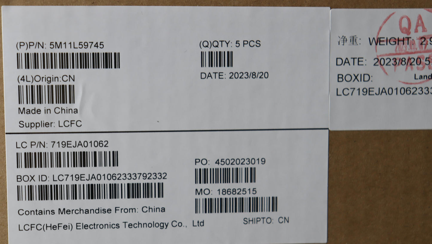 Lenovo Mech_Asm Fru Kb Ccv Euro Eng U - 5M11L59745