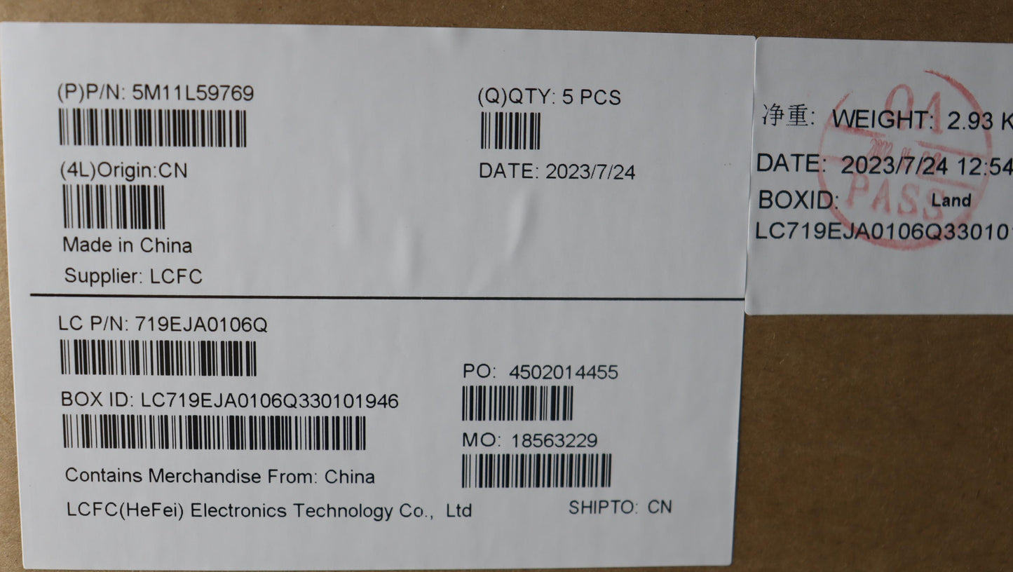 Lenovo Mech_Asm Fru Kb Ccv Kor Us (Sr - 5M11L59769