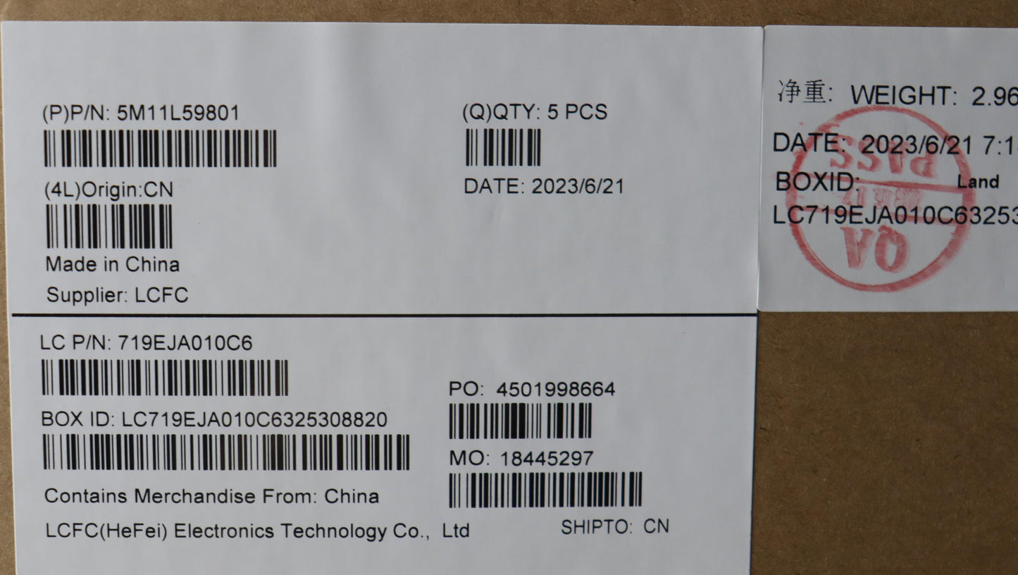 Lenovo Mech_Asm Fru Kb Ccv 058 Fra Uk - 5M11L59801