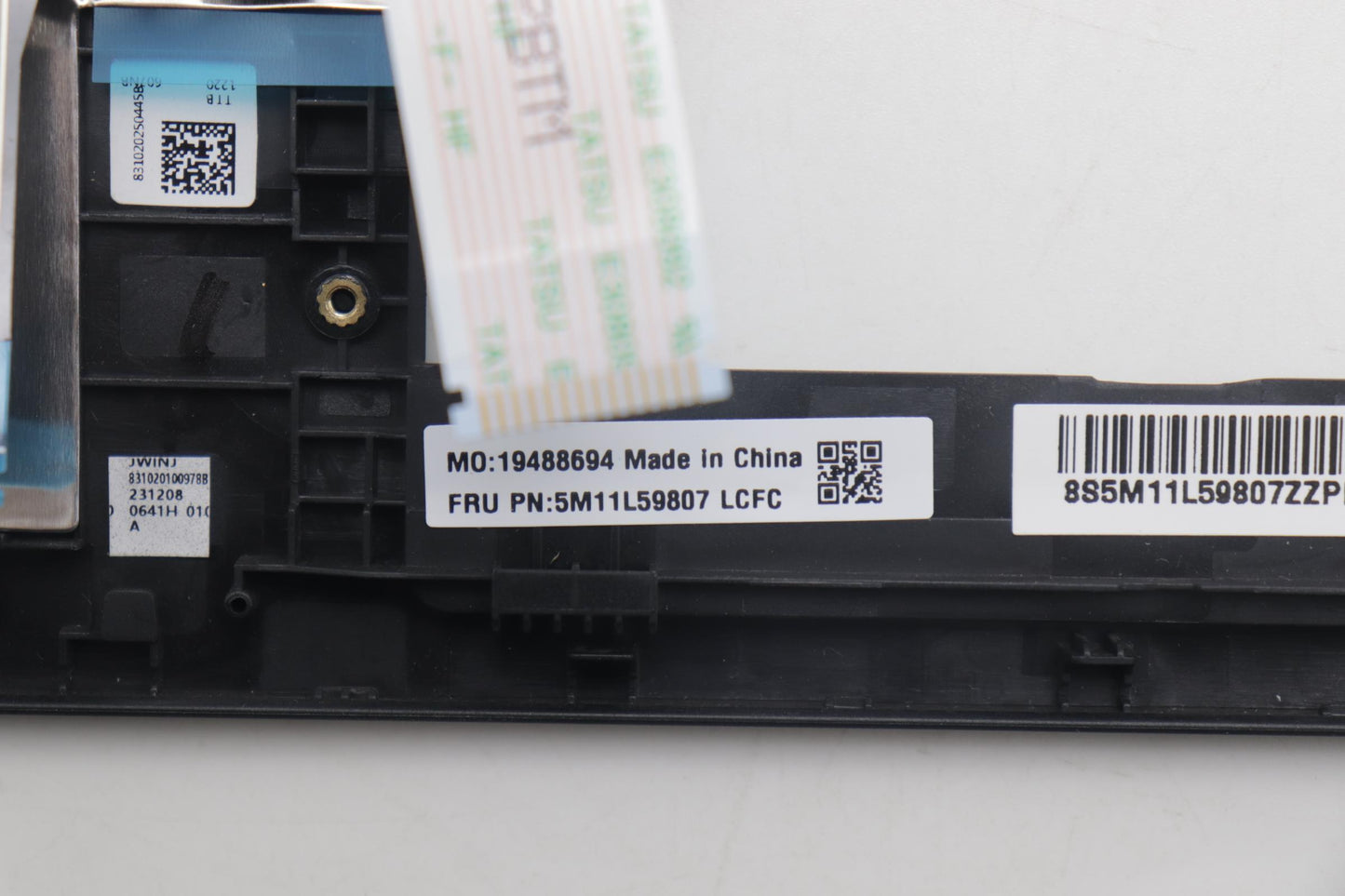 Lenovo Mech_Asm Fru Kb Ccv Bel Uk Bl - 5M11L59807