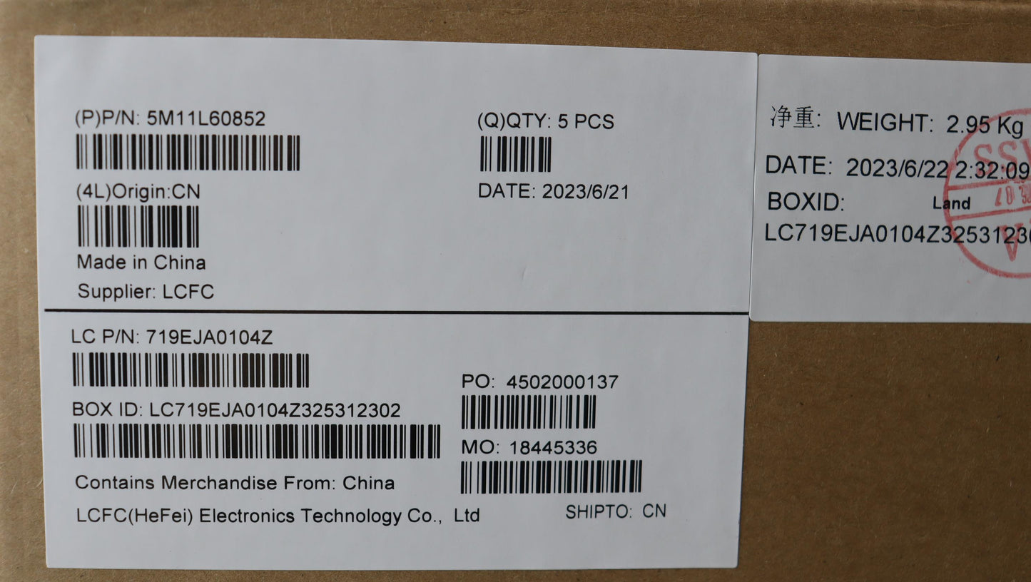 Lenovo Mech_Asm Fru Kb Ccv Spa Uk Bl - 5M11L60852