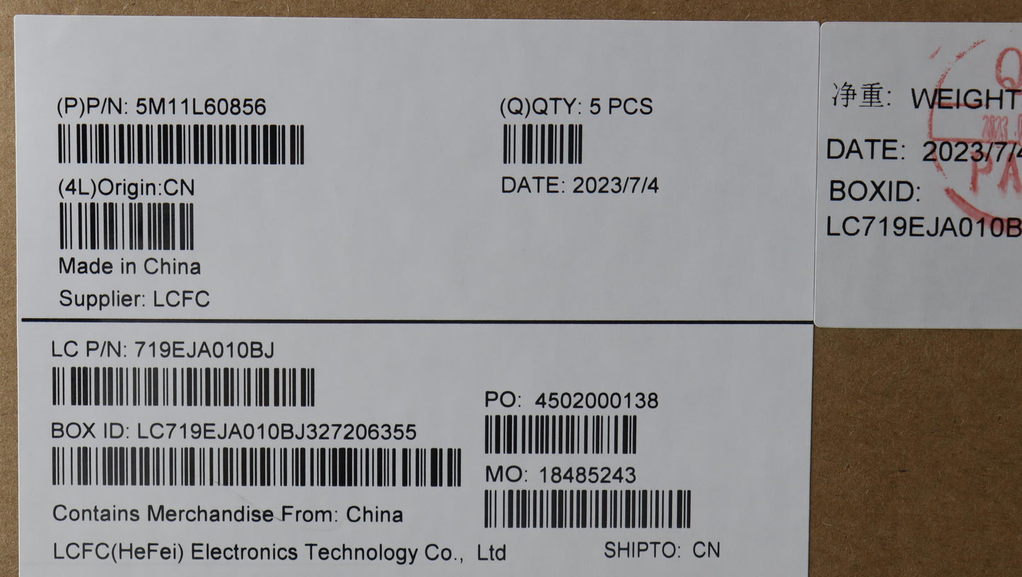 Lenovo Mech_Asm Fru Kb Ccv Fra Uk Bl - 5M11L60856