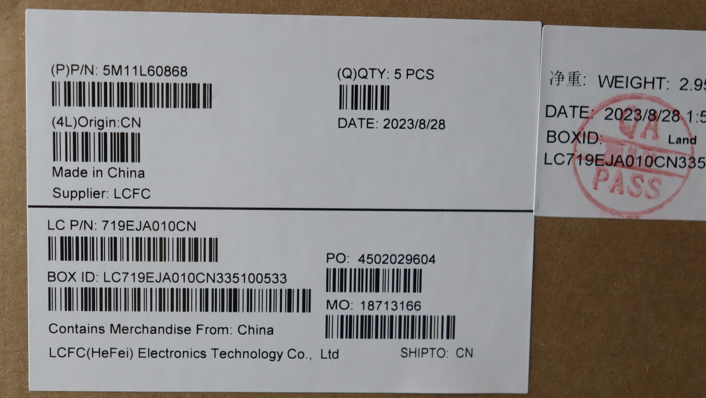 Lenovo Mech_Asm Fru Kb Ccv Hun Uk Bl - 5M11L60868