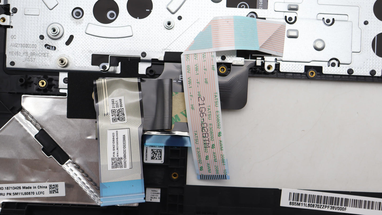Lenovo Mech_Asm Fru Kb Ccv Hbw Us Bl - 5M11L60870
