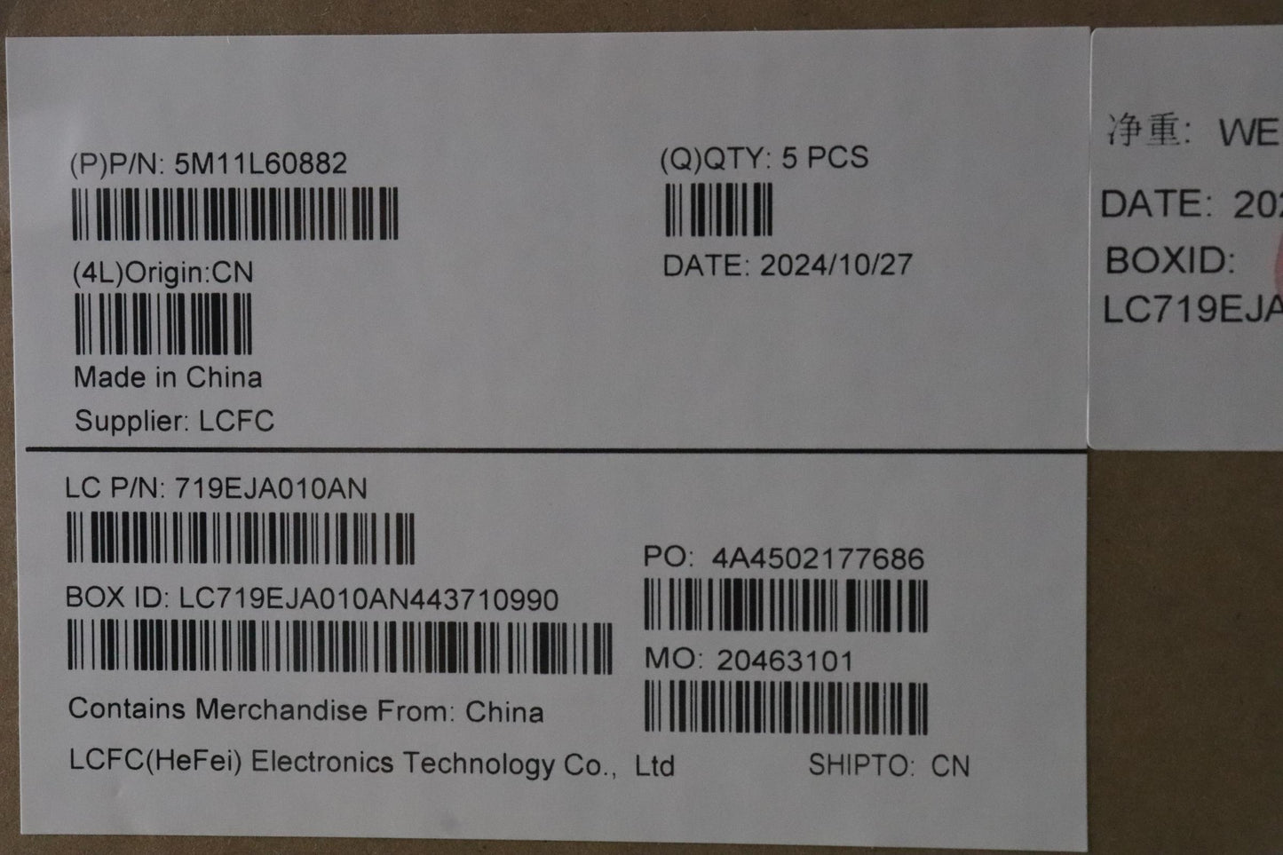Lenovo Mech_Asm Fru Kb Ccv Por Uk Bl - 5M11L60882