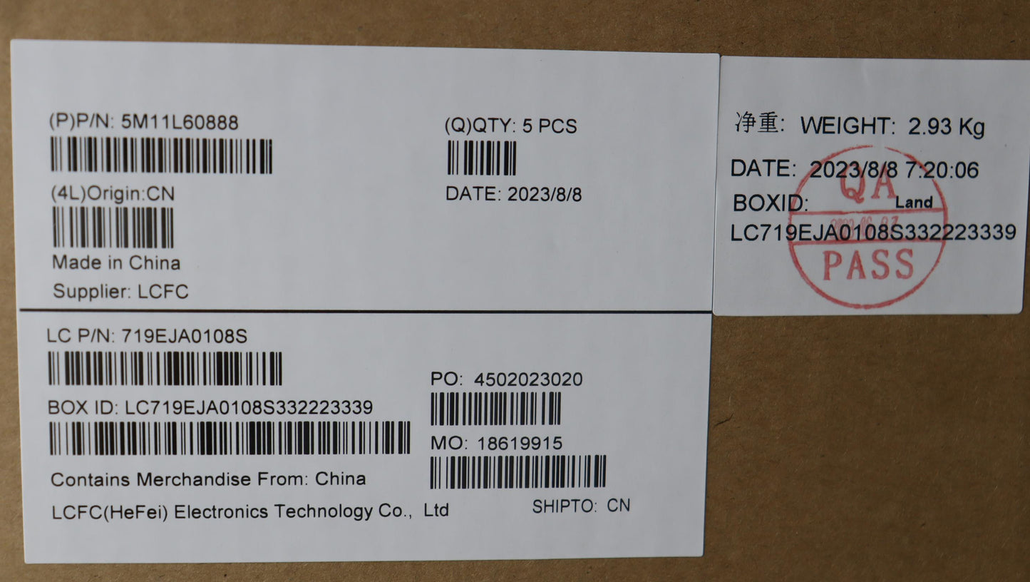 Lenovo Mech_Asm Fru Kb Ccv Rus Us Bl - 5M11L60888
