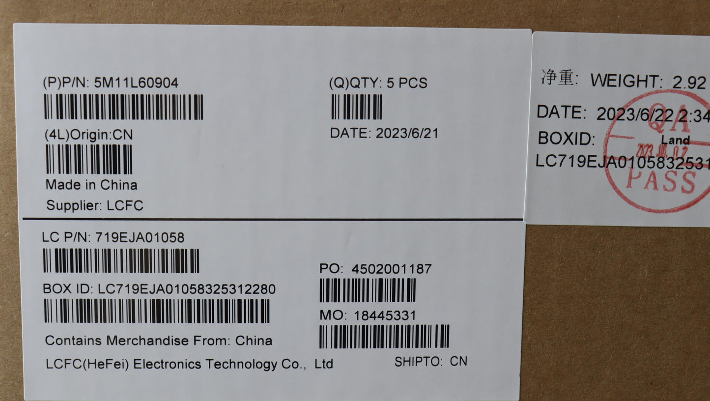 Lenovo Mech_Asm Fru Kb Ccv Nordic Uk - 5M11L60904