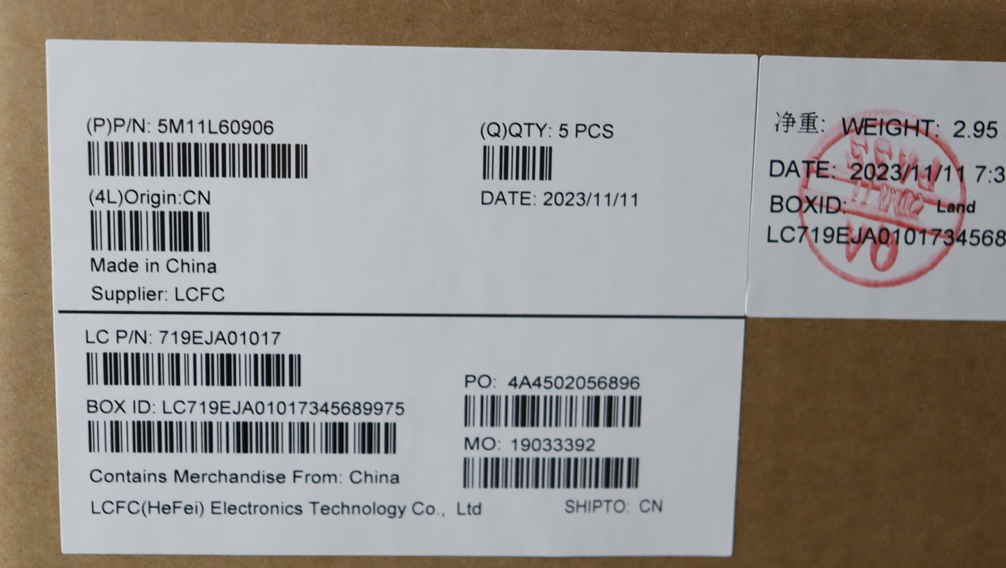 Lenovo Mech_Asm Fru Kb Ccv Sws Uk Bl - 5M11L60906