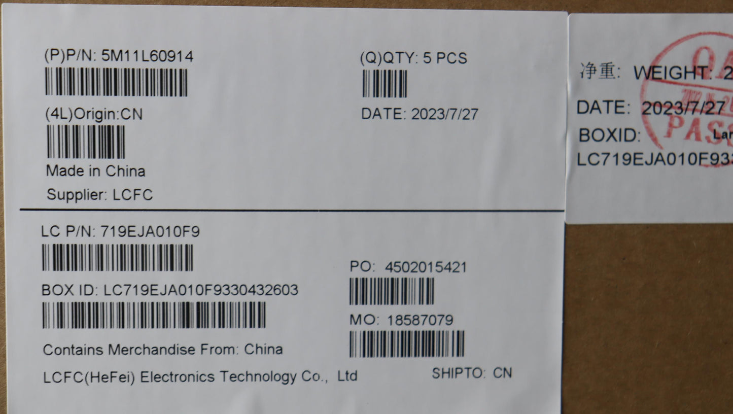 Lenovo Mech_Asm Fru Kb Ccv Uke Uk Bl - 5M11L60914