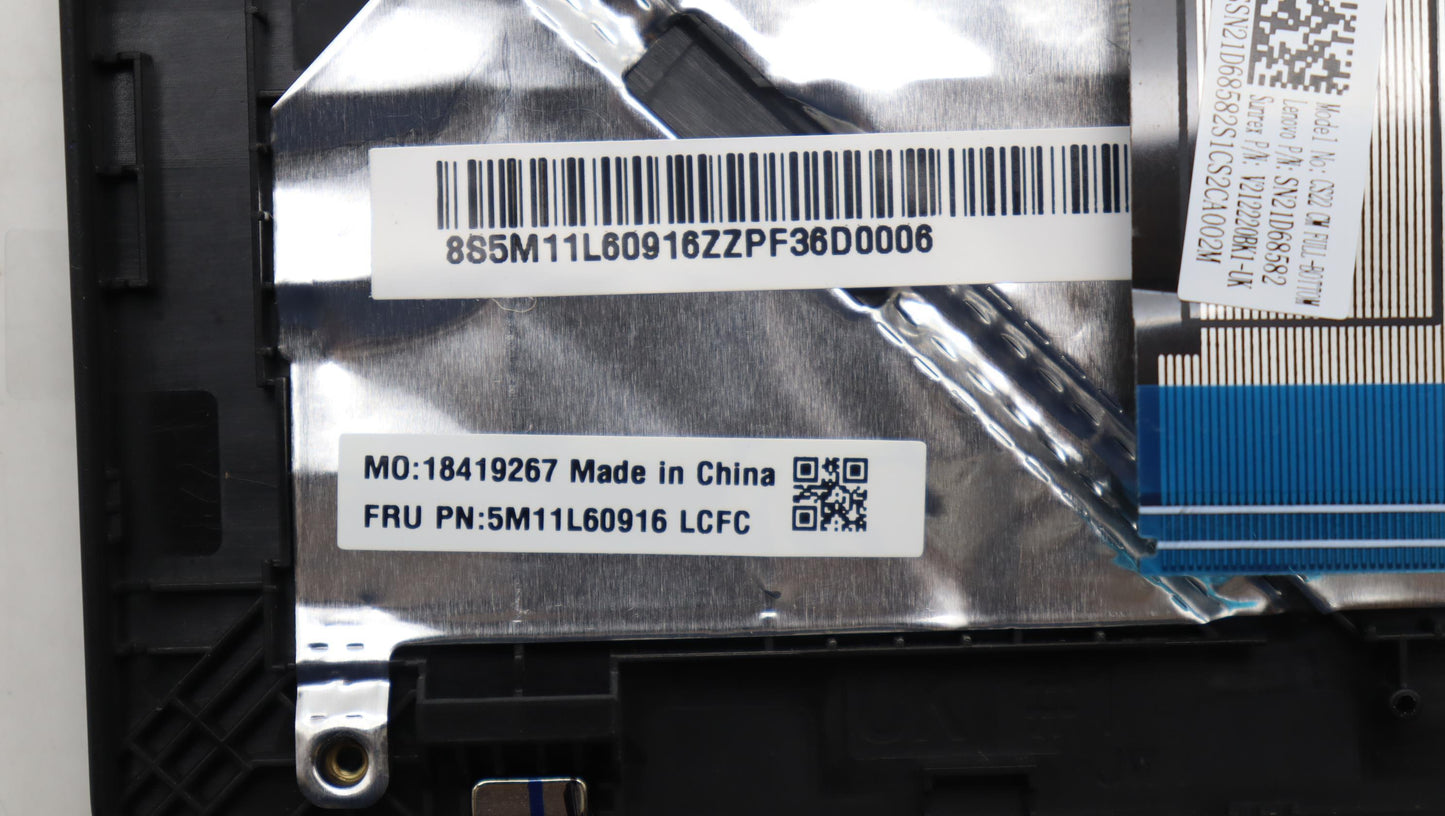 Lenovo Mech_Asm Fru Kb Ccv Uke Uk Bl - 5M11L60916