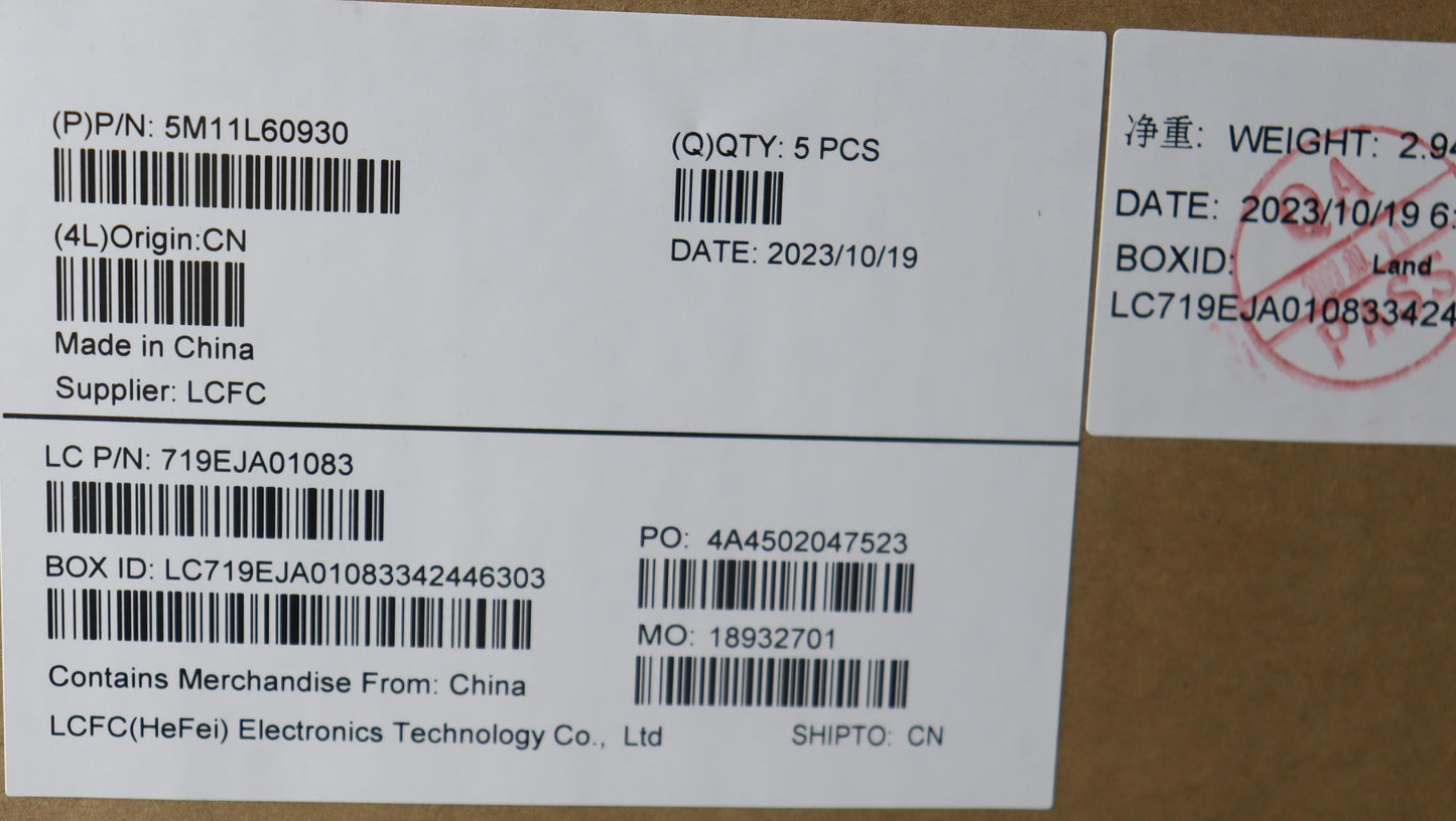 Lenovo Mech_Asm Fru Kb Ccv Jpn Jp Bl - 5M11L60930