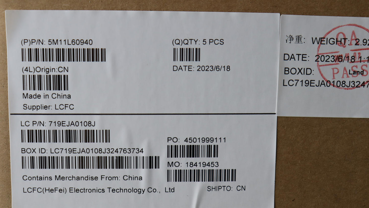 Lenovo Mech_Asm Fru Kb Ccv Thai Us Bl - 5M11L60940