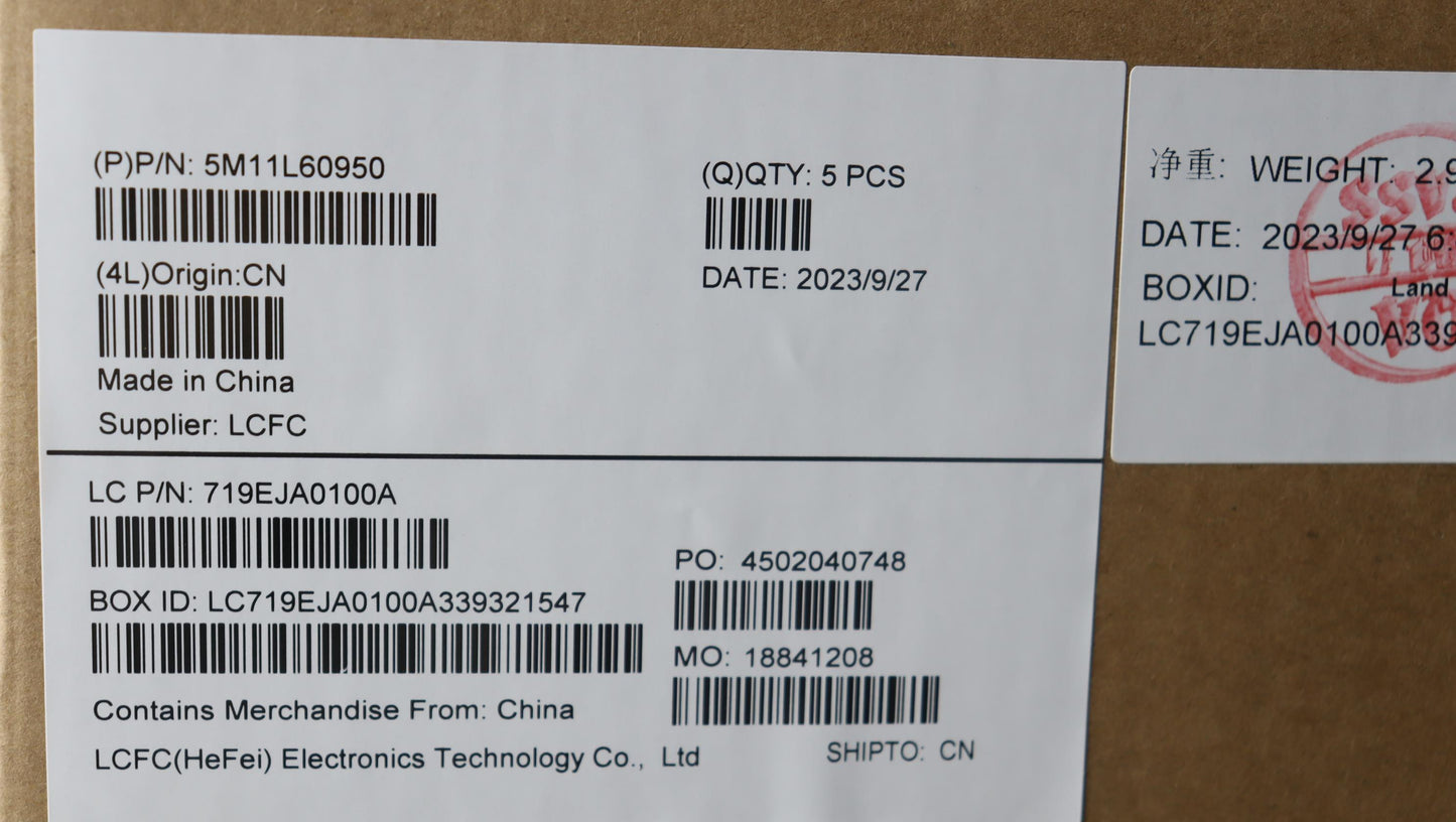 Lenovo Mech_Asm Fru Kb Ccv La Spa Uk - 5M11L60950