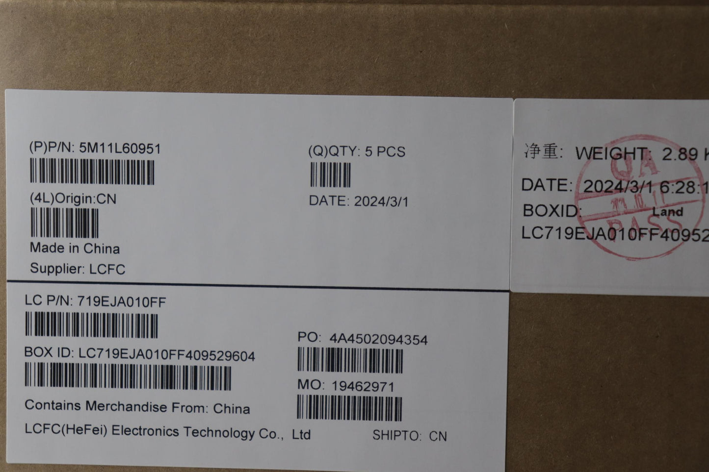 Lenovo Mech_Asm Fru Kb Ccv La Spa Uk - 5M11L60951