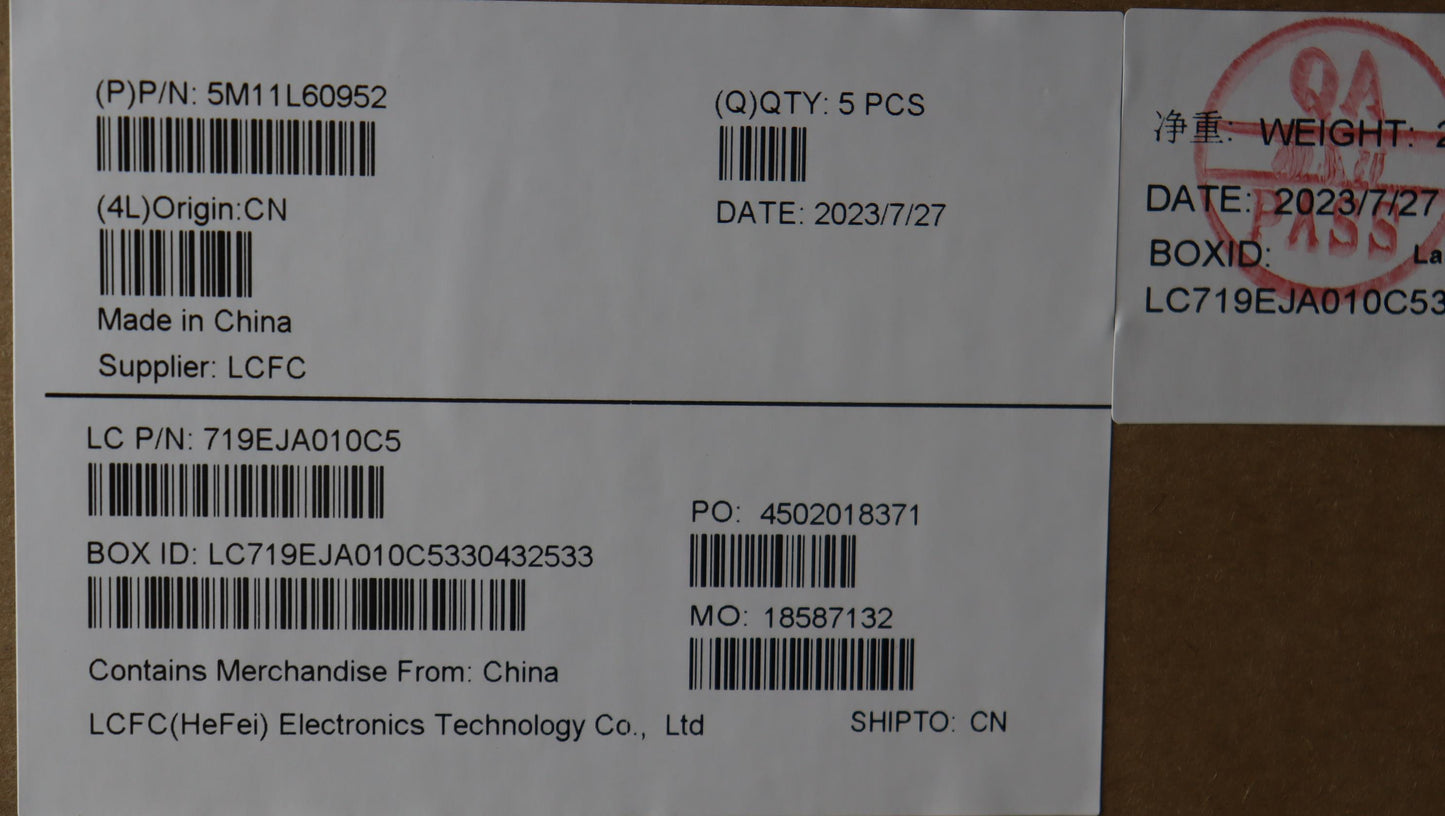 Lenovo Mech_Asm Fru Kb Ccv La Spa Uk - 5M11L60952