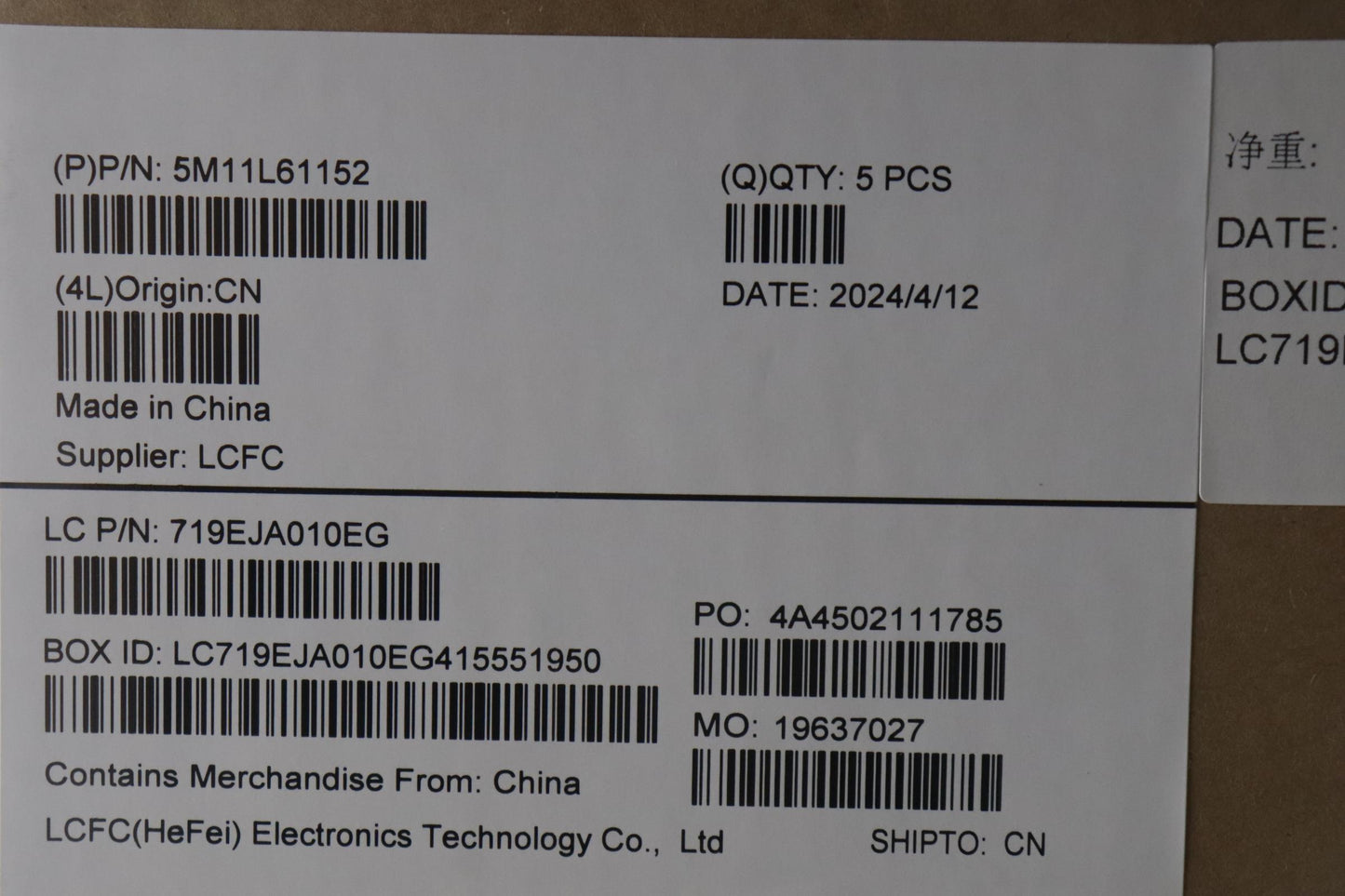 Lenovo Mech_Asm Fru Kb Ccv Hbw Us Bl - 5M11L61152