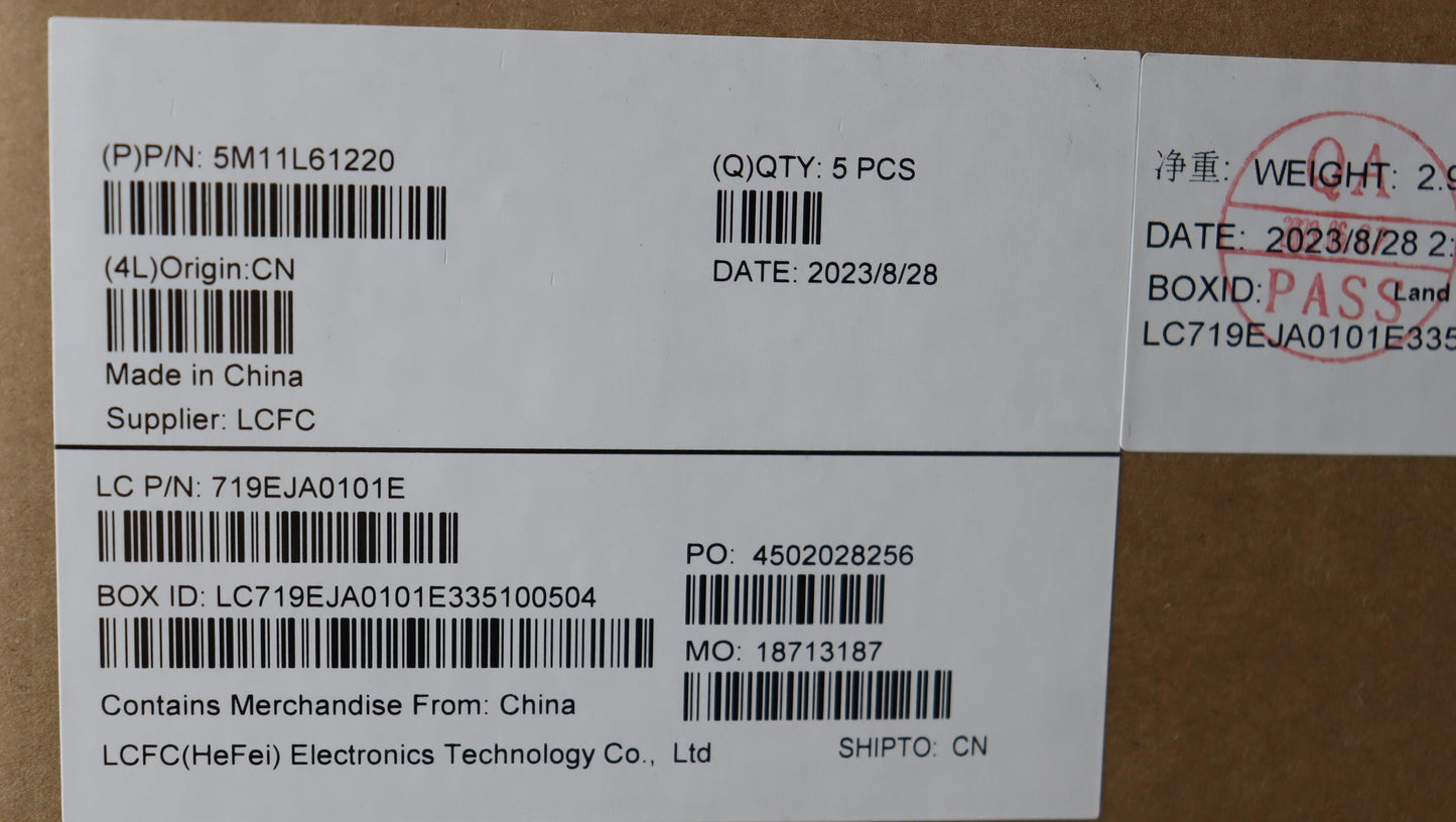Lenovo Mech_Asm Fru Kb Ccv Thai Us Bl - 5M11L61220